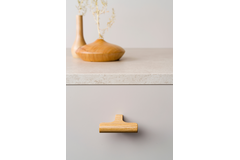 T-knop HINOKI WOOD L60 hout eik